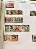 Timbres Pologne anciens Poczta Polska lot philatélie oblitérés neufs motifs