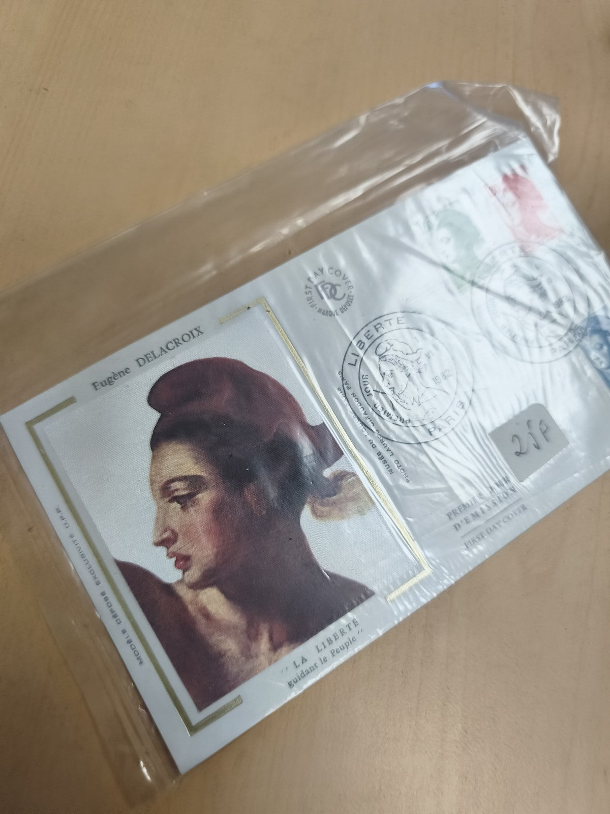 Enveloppe premier jour Eugène Delacroix Liberté guidant le peuple philatélie FDC