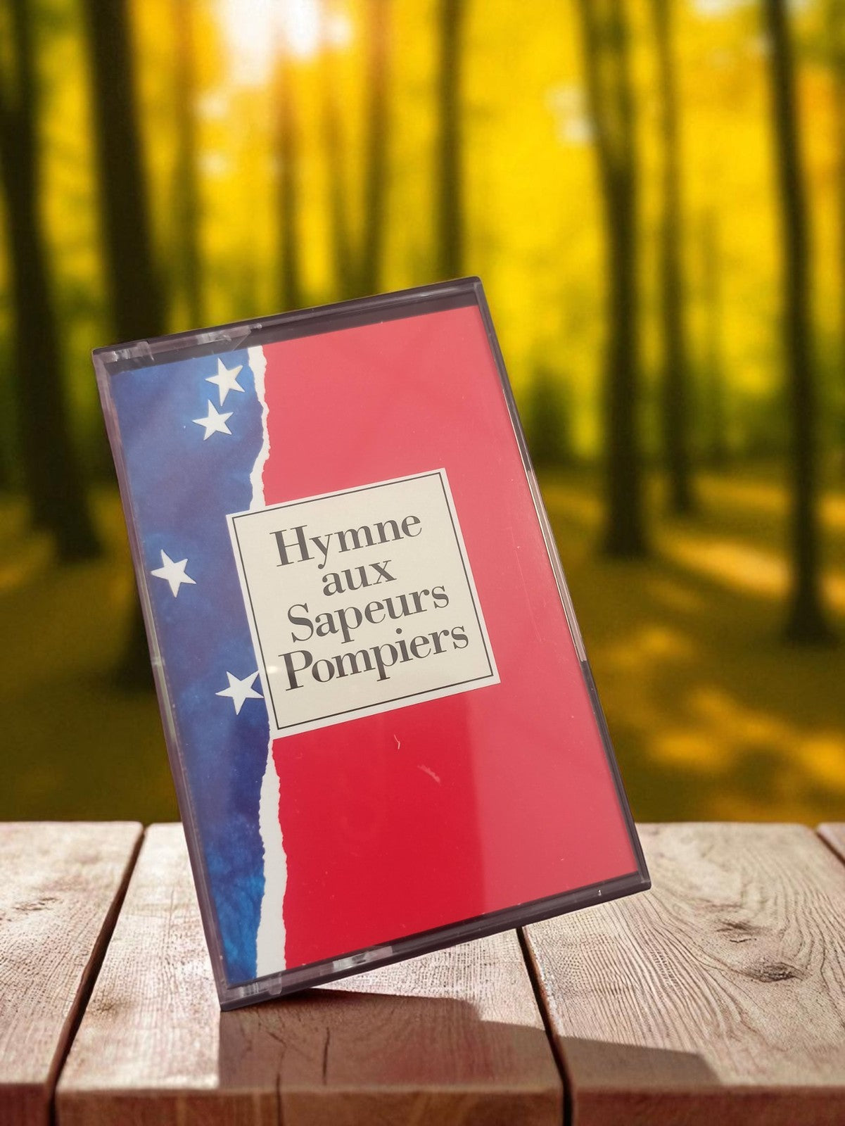 Cassette audio vintage Hymne aux Sapeurs Pompiers K7 ancien musique rare