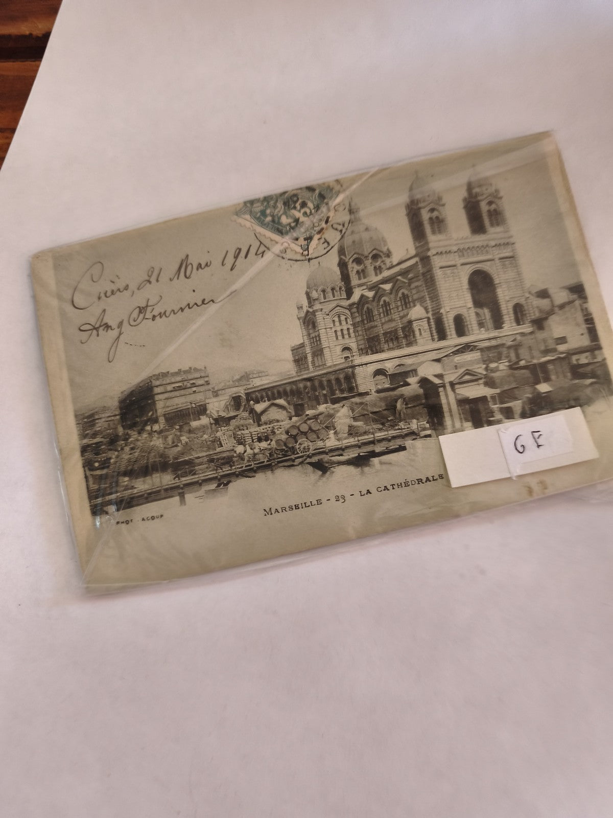 Carte postale ancienne vintage Marseille rétro collection souvenir France