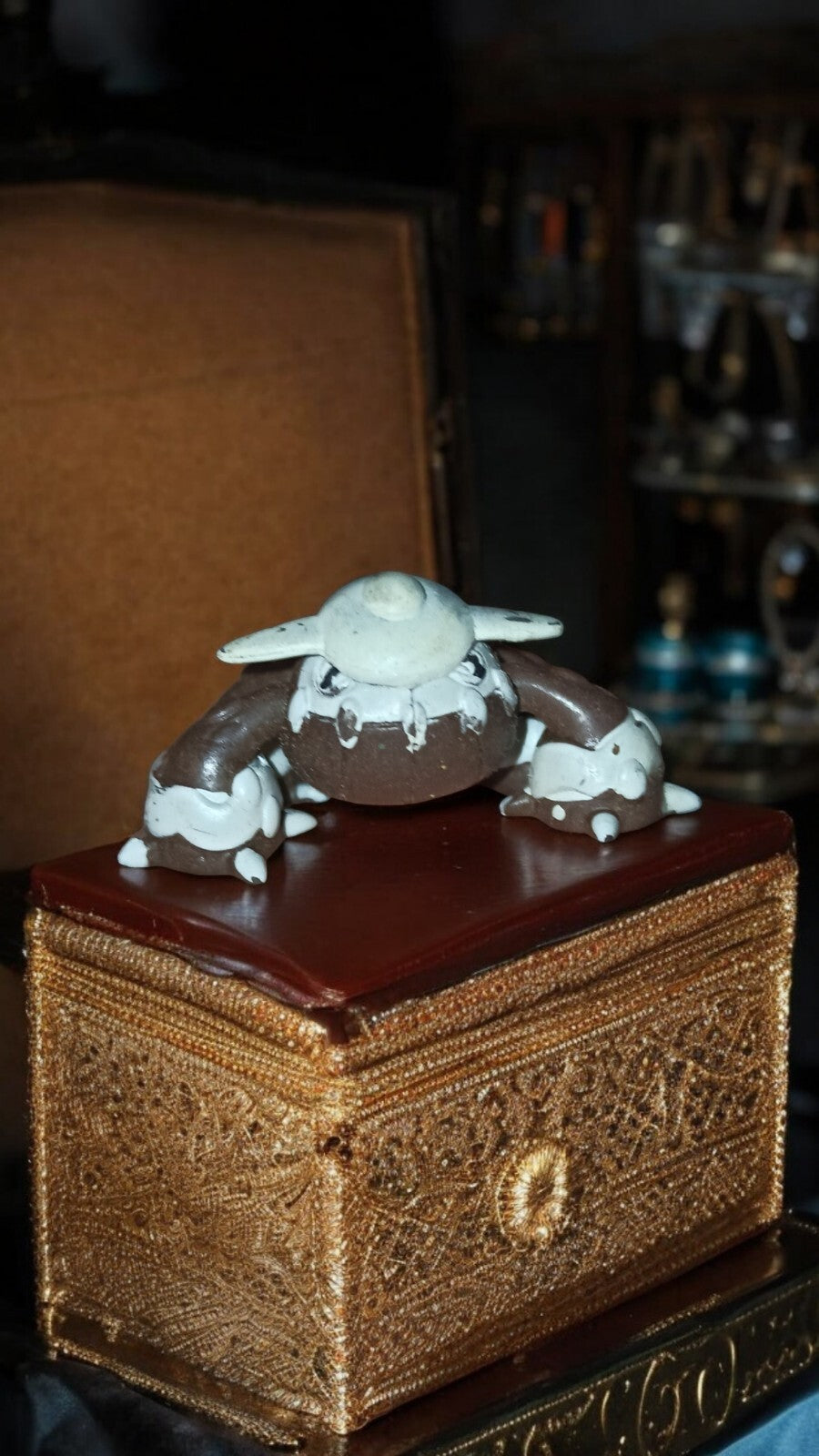 Figurine Pokémon Heatran PVC marron gris 2005/2006 d'occasion R/LW