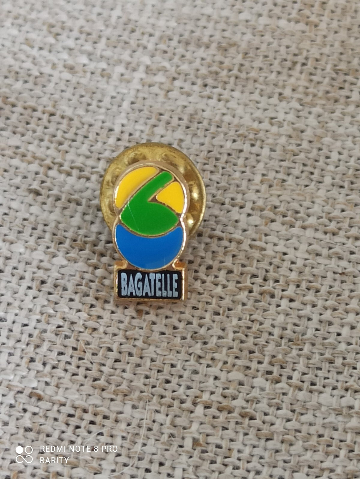 Vintage Pin's Collection Bagatelle Bag, Multicolored Enamel, 90s