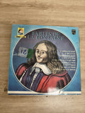 Vinyle 45T Fables de La Fontaine Philips 2 disques + livre, pochette illustrée