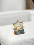 Pin's demi-finale SC Bastia OM vintage badge football ancien trophée