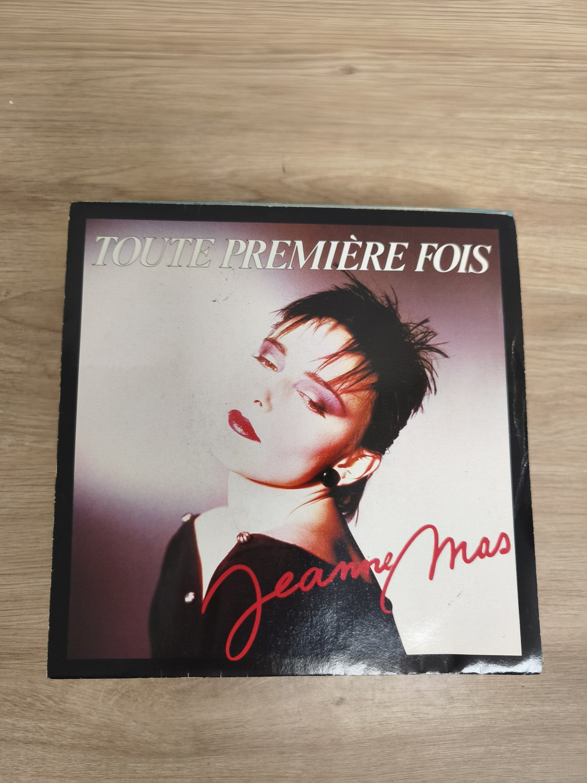Vinyle 45 tours Jeanne Mas Toute Première Fois pochette photo couleur