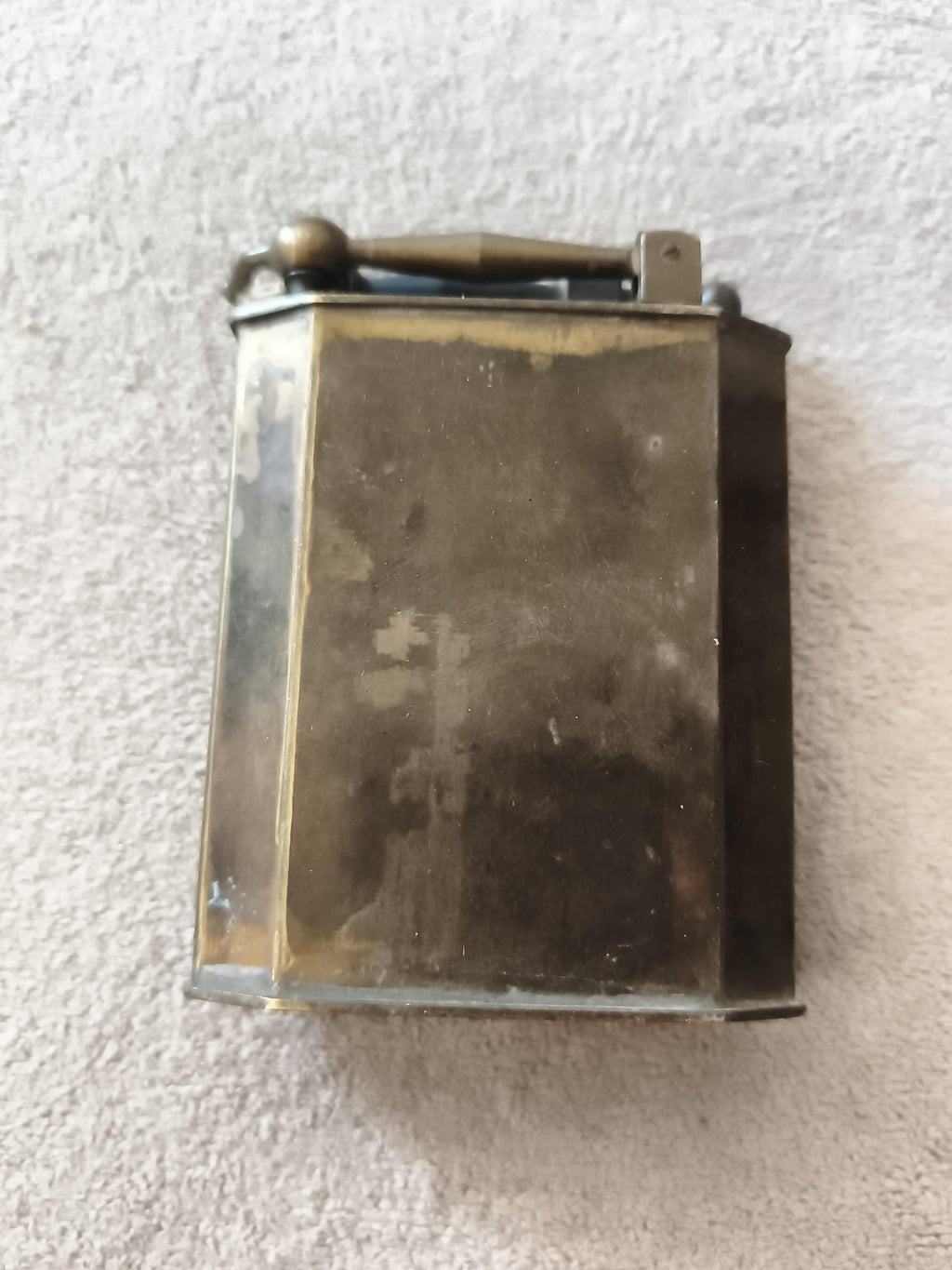 Briquet de table ancien Ministère des Finances aspect métallique vintage