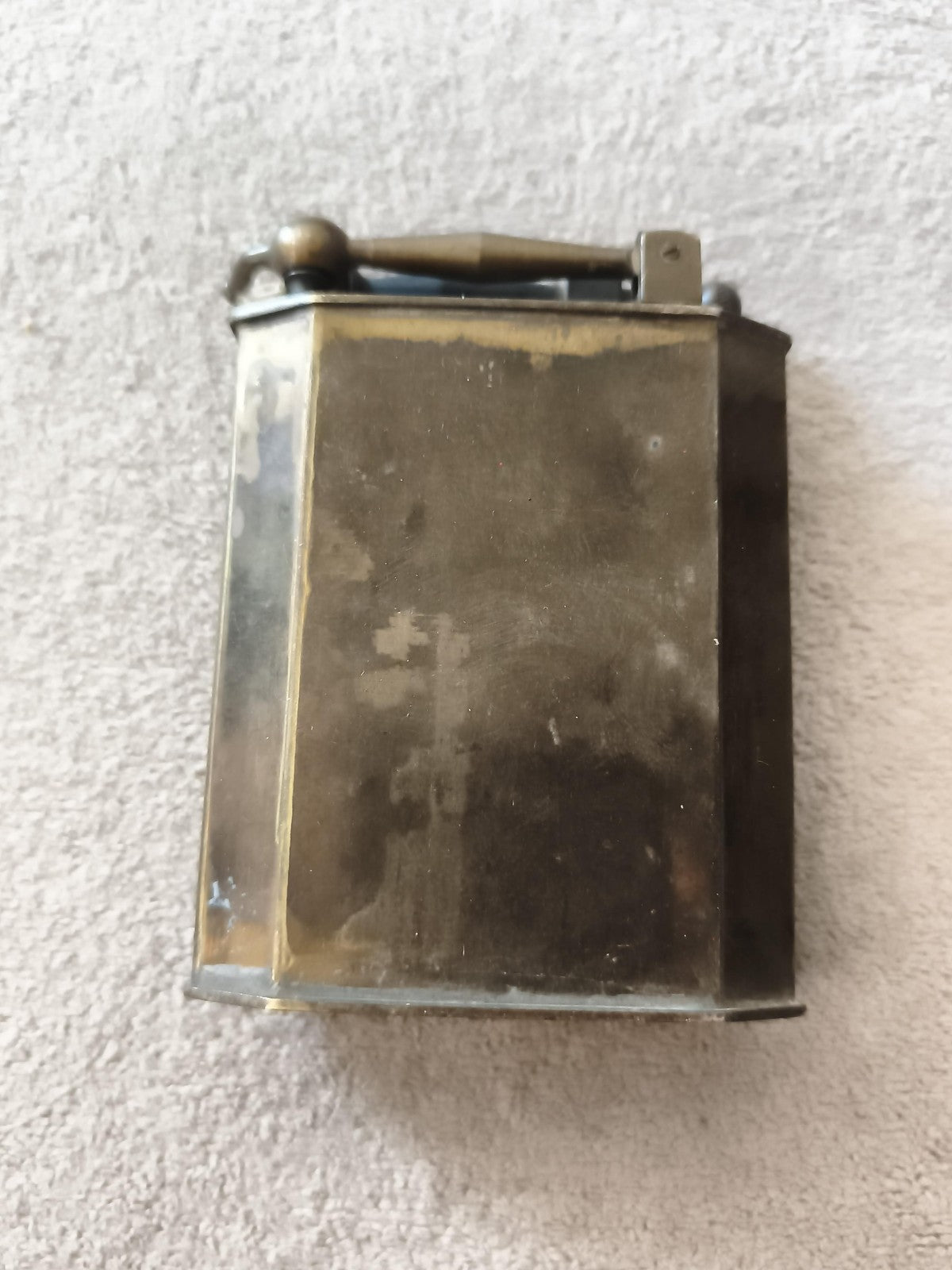 Briquet de table ancien Ministère des Finances aspect métallique vintage