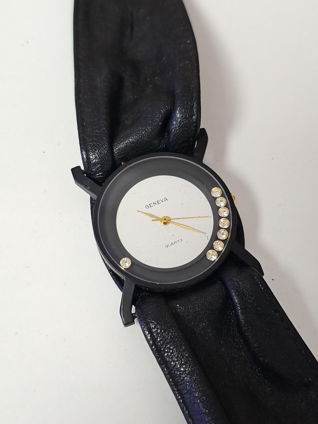 Montre femme rétro ancienne Geneva, vintage, montre-bracelet fonctionnelle colle
