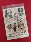 Lettre 1er jour Marseille 1949 Choiseul Journée du Timbre philatélie France
