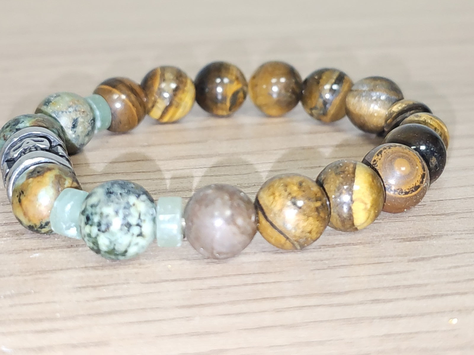 Bracelet pierres naturelles authentiques bijou élégant pierre minérale occasion