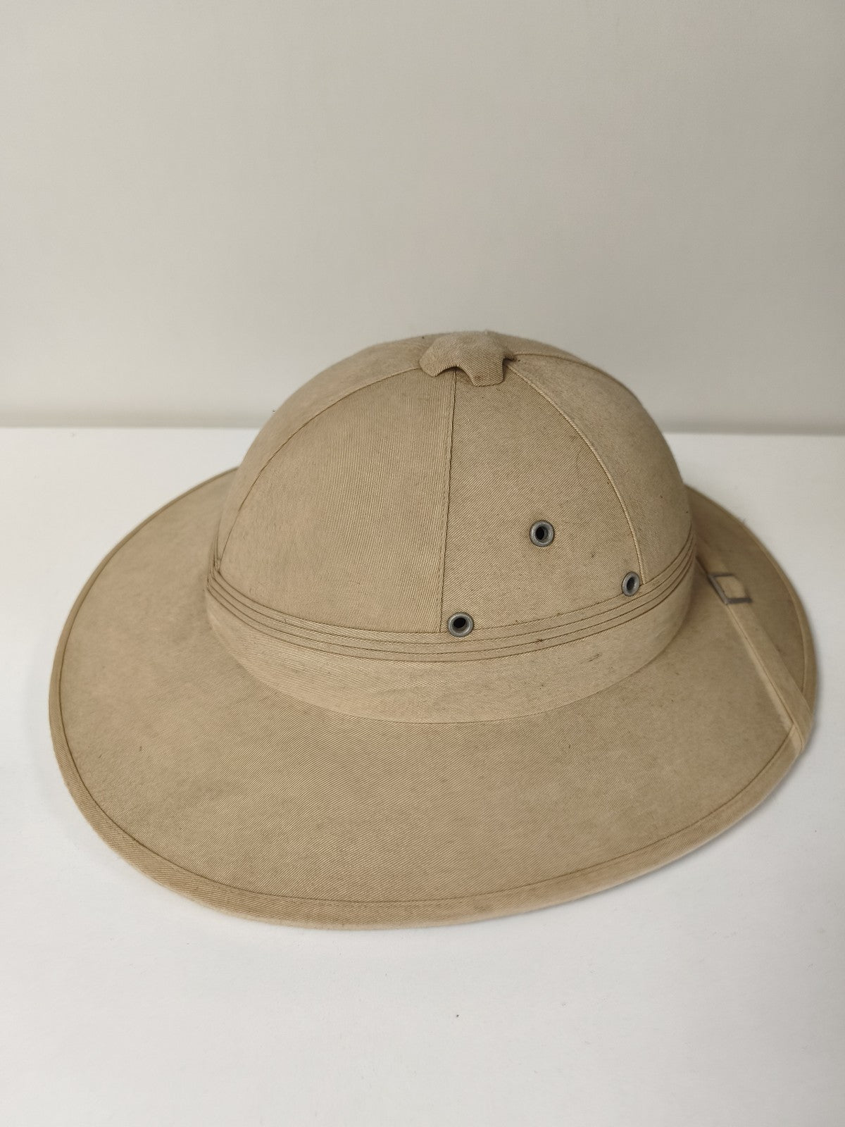 Casque colonial ancien vintage militaire collection armée époque rétro authentiq