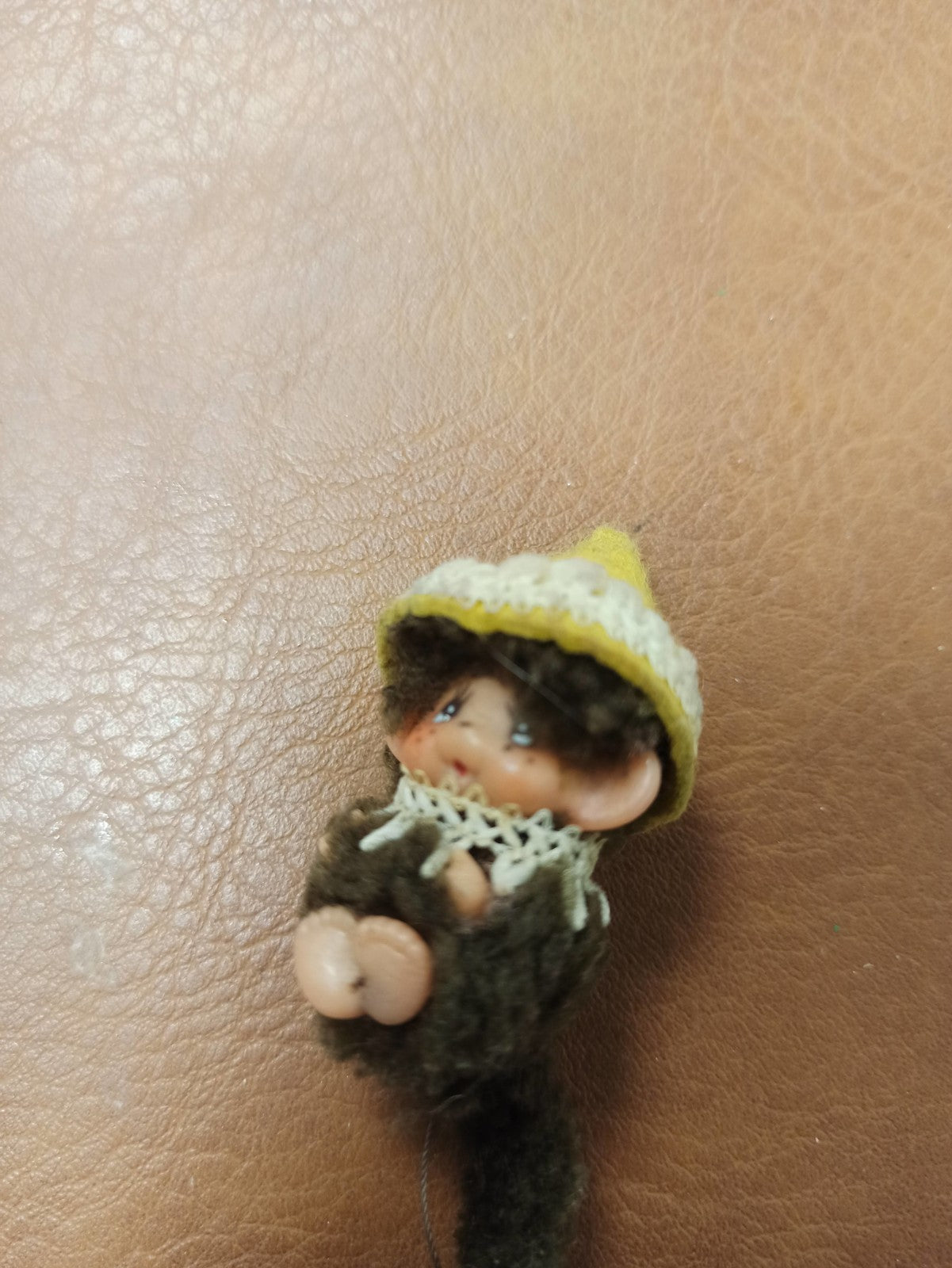 Figurine rétro Moncchicchi vintage, ancien jouet collection années 80, rare occa