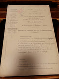 Document administratif ancien Marseille 1885 rapport ingénieur TPE subdivisionna