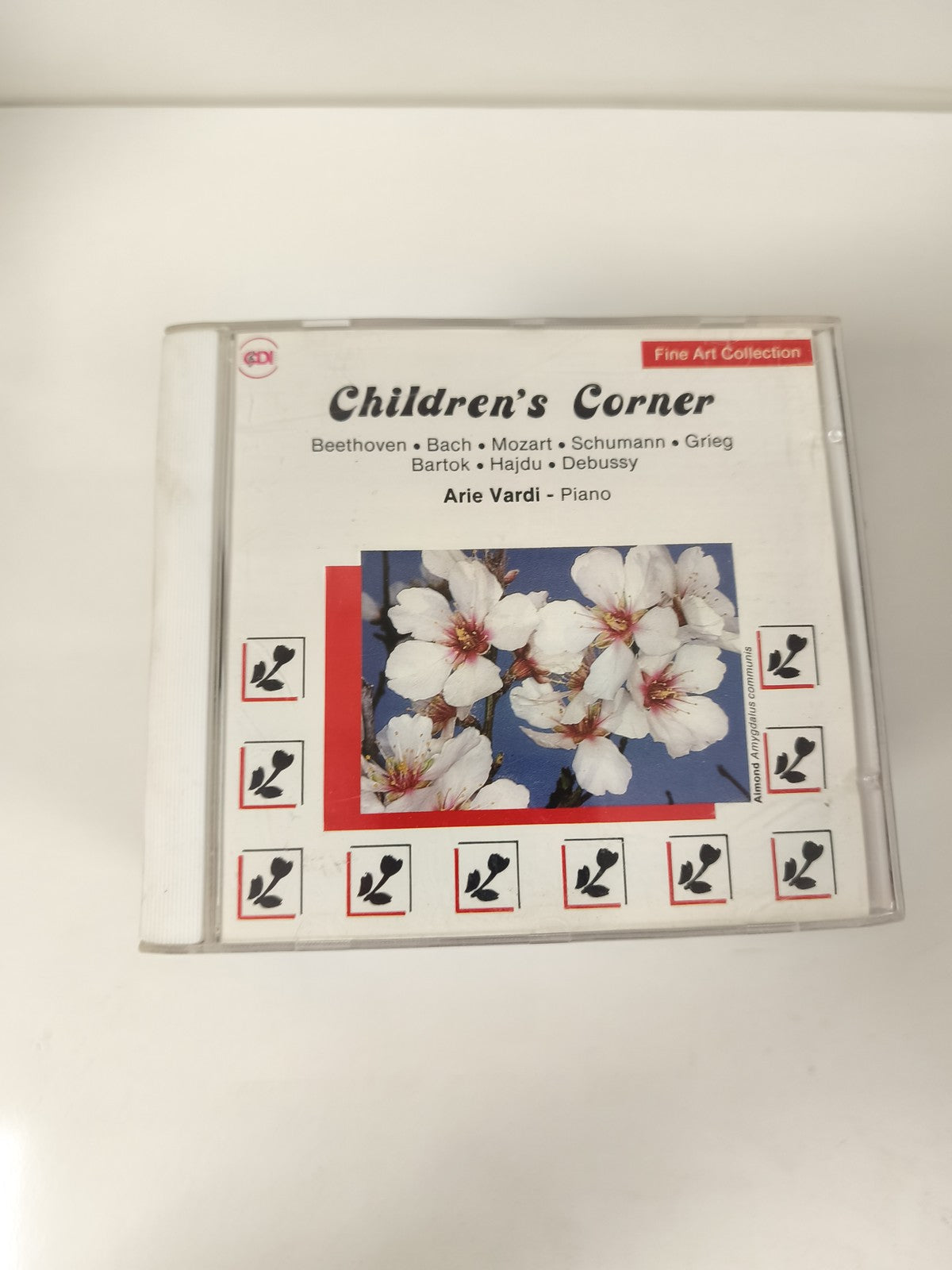 CD Children's Corner Arie Vardi Piano ? Beethoven Mozart Debussy ? Pochette fleu