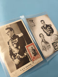 Lot 2 cartes postales Prince de Monaco oblitérées, timbres visibles