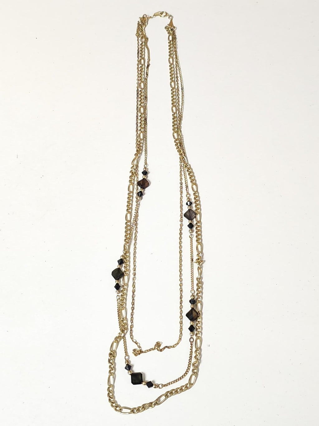 Collier rétro ancien fantaisie, bijou vintage pour collectionneur ou amateur