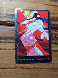 Carte Dragon Ball Z Cardass vintage Série 1 rare, effet métallisé, Goku vs adver