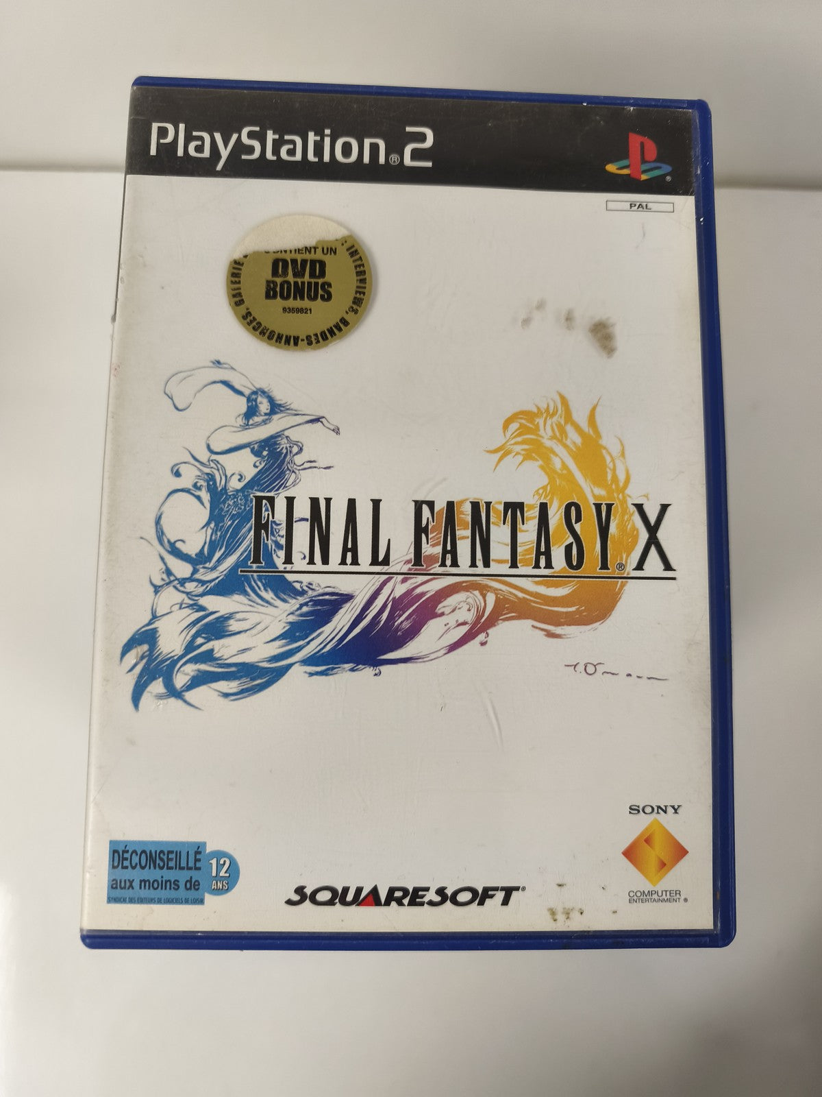 Boîtier vide pour Final Fantasy X sur PS2, boîte seule sans disque, PlayStation