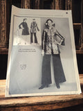 Patron couture vintage 1969 tunique pantalon soir N°7200 taille 42 rétro ancien