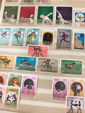 Timbres anciens Olympiques POSTA ROMANA sports Munich 1972 Sapporo philatélie