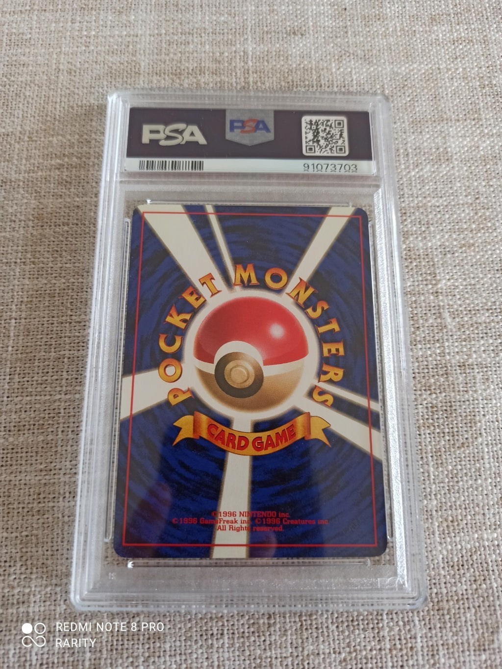 Carte Pokémon Trainer Lass 1996 japonaise PSA 6 Basic Set EX-MT ミニスカート