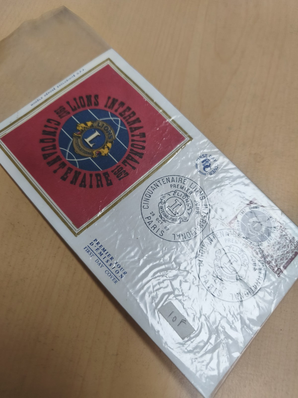 Enveloppe Premier Jour Lions International 1981 philatélie commémorative