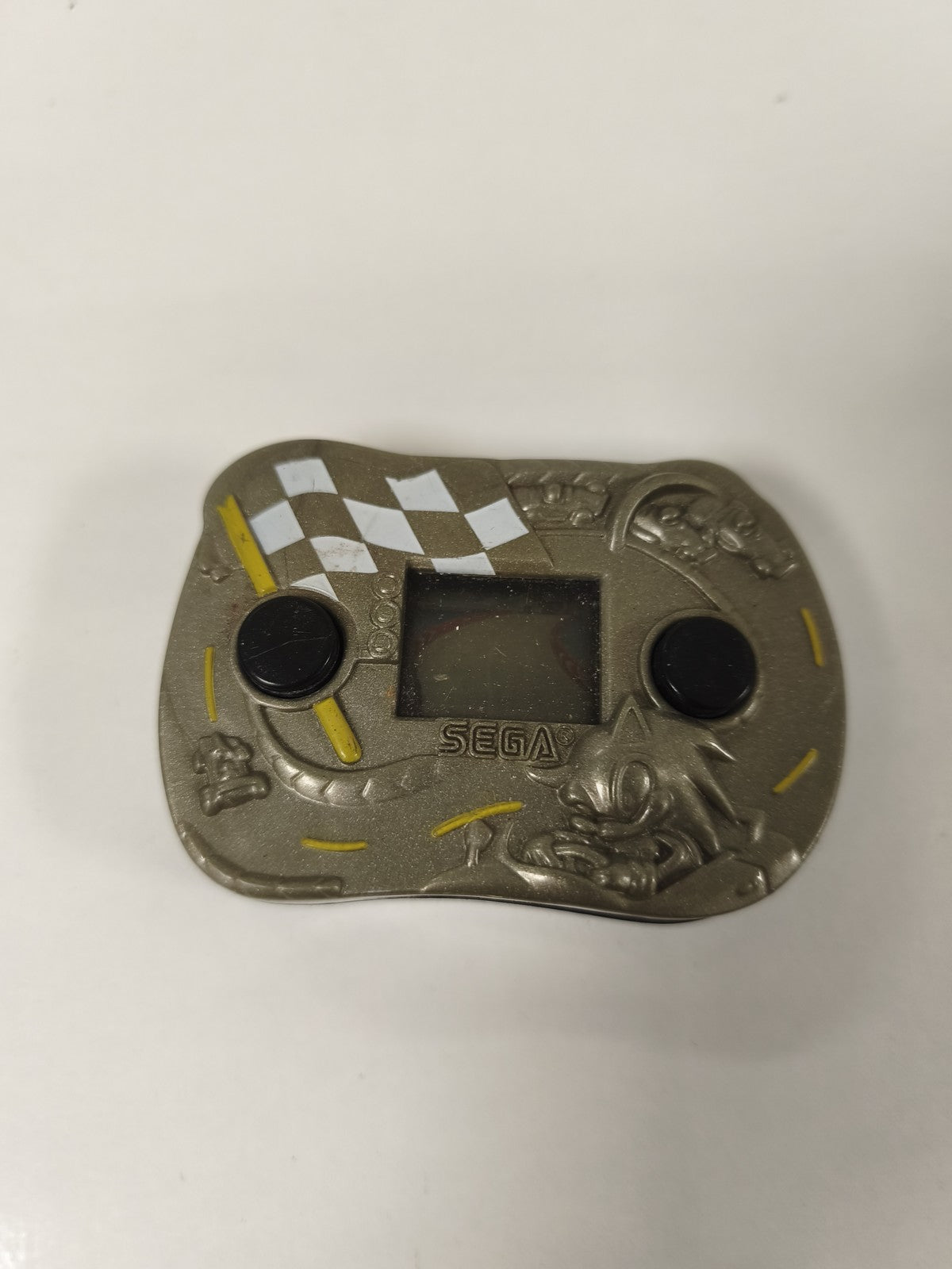 Jeu électronique Sega Sonic mini LCD, décor drapeau à damier, 2 boutons