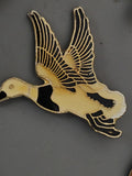 Pin's rétro ancien représentant une oie ? Badge collection vintage animalier