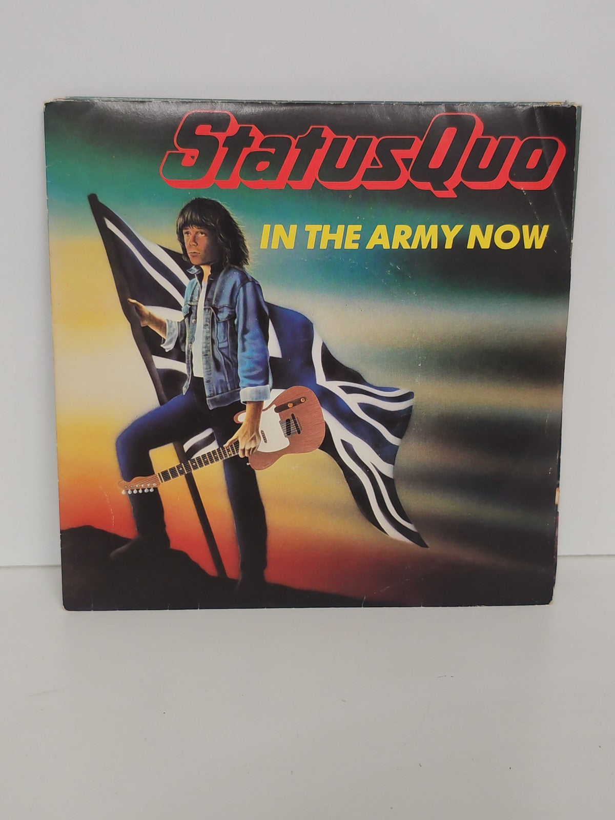 Vinyle 45 tours ancien Status Quo vintage rétro, très bon état, collection rock