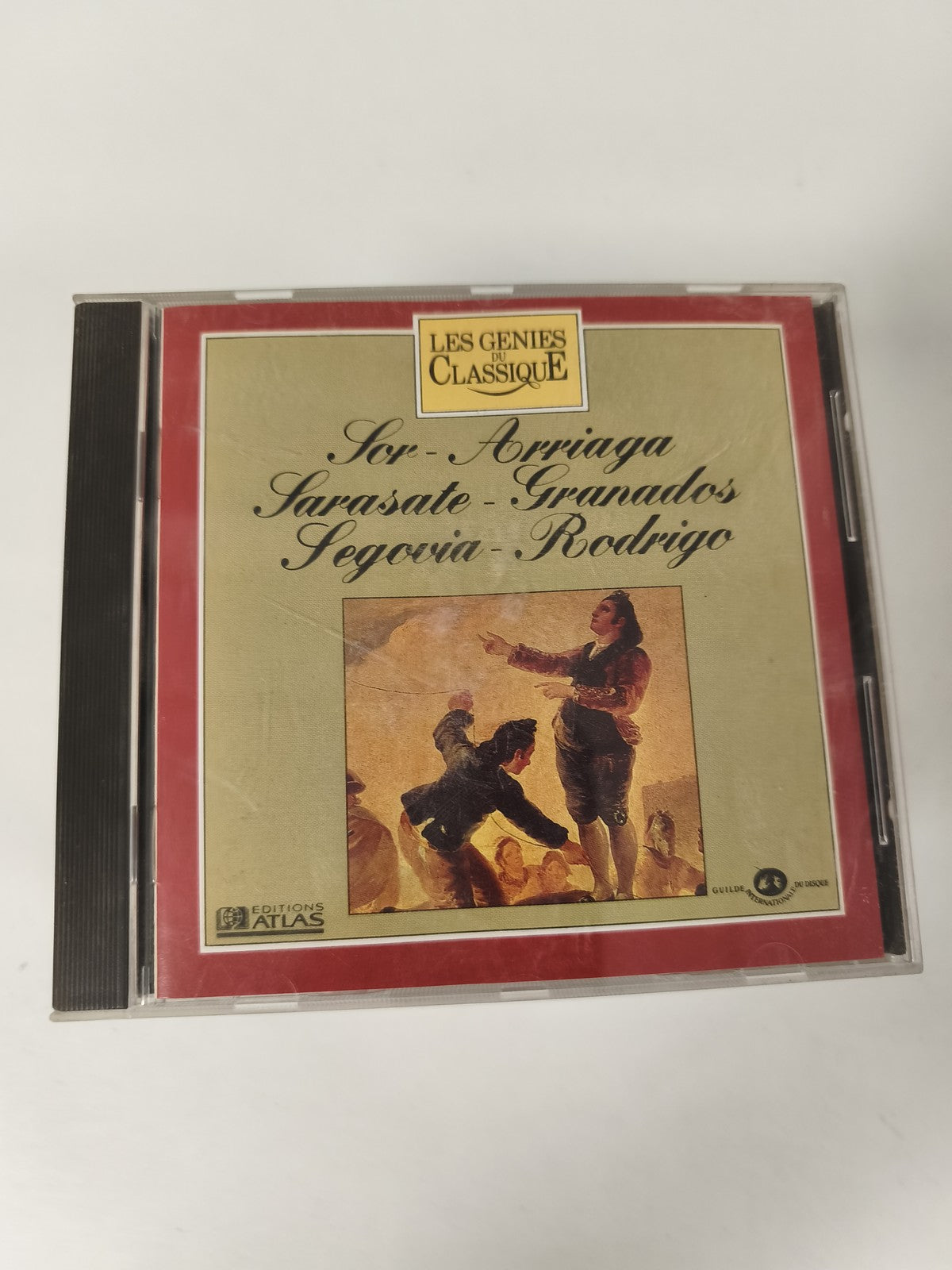 CD Les Génies du Classique Sor Arriaga Sarasate Granados Segovia Rodrigo Atlas