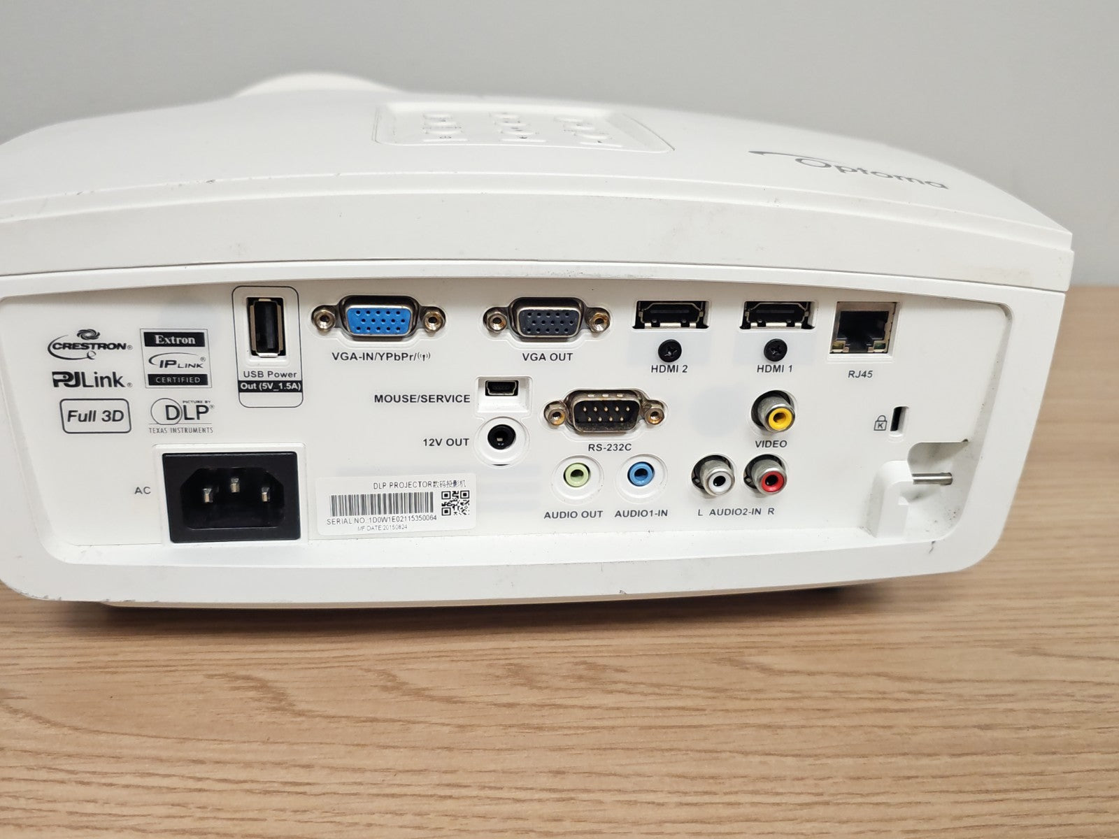 Optoma France EH415ST Vidéoprojecteur DLP 1920x1080 HDMI/VGA/RS232/USB non testé