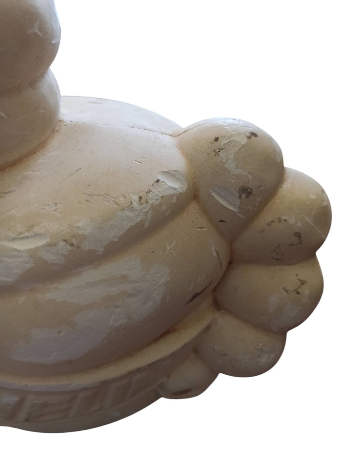 Vintage Michelin Bibendum statue, plaster, 50s 60s, mascot, retro decor