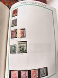 Timbres Tchécoslovaquie anciens oblitérés lot, motifs personnages paysages, phil