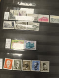 Timbres Turquie séries architecturales et portraits, couleurs variées, philatéli