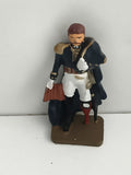Figurine ancienne en plomb officier Napoléonien, peinture main, soldat Empire