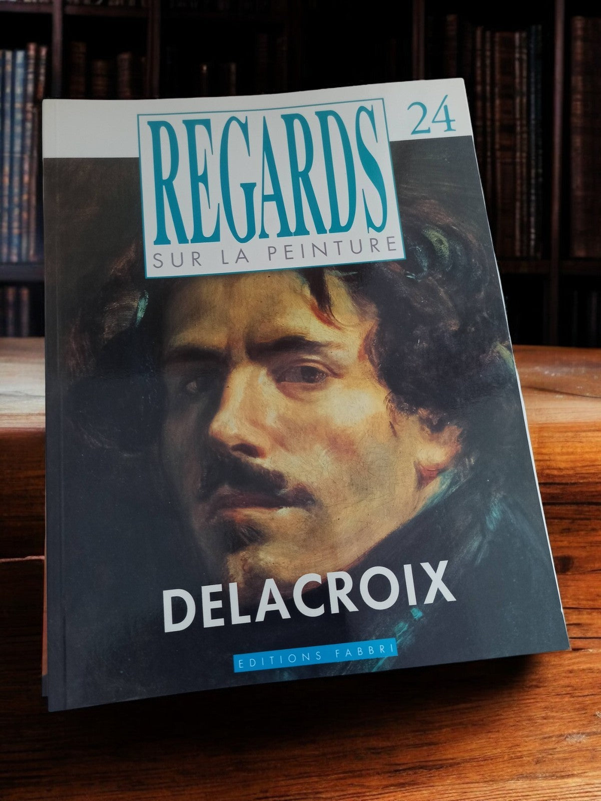 Livre art Regards sur la Peinture Delacroix vintage ancien Fabbri n°24 beaux liv