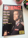 Magazine cinéma Impact n°15 vintage Mad Movies Arnold années 80 rétro