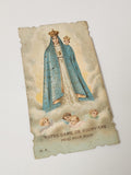 Vintage antique religious card Our Lady of Fourvière, small collectible format