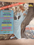 Vinyle 33T Hit Parade Chante Mario Cavalli pochette femme robe bleue