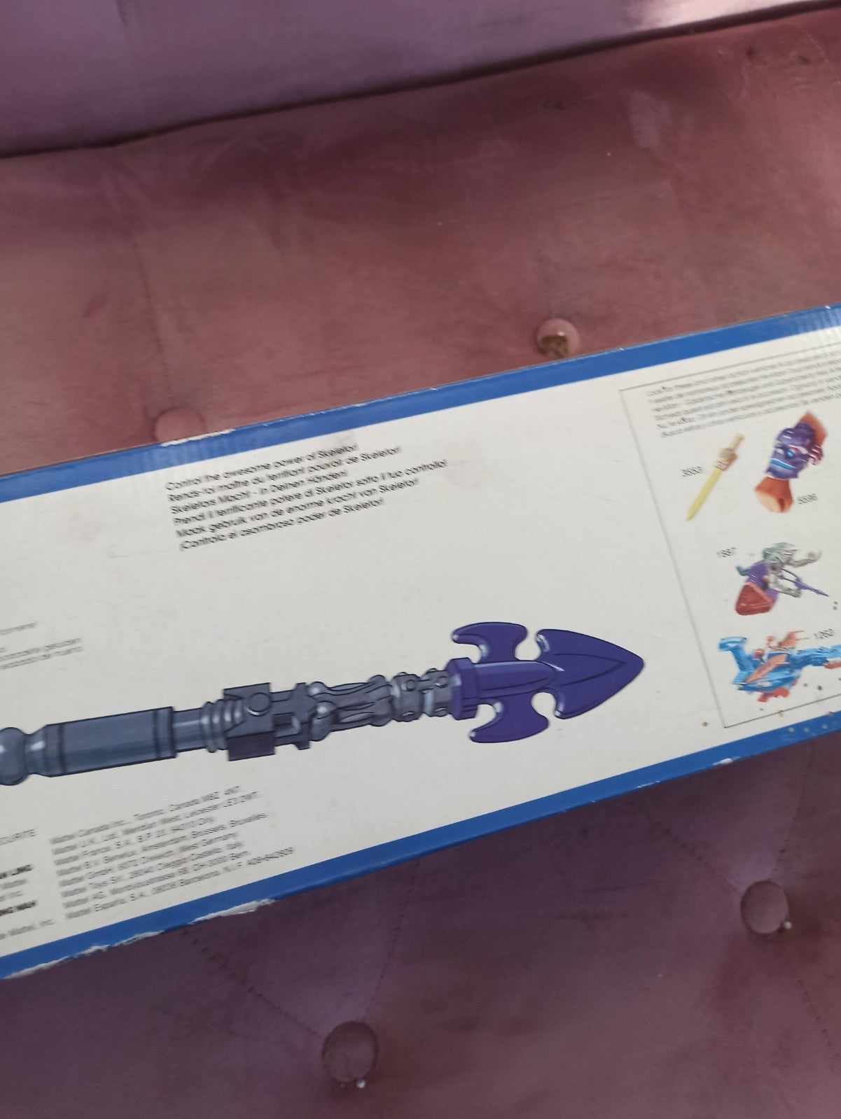 Bâton électronique He-Man Skull Staff Skeletor Mattel neuf en boîte
