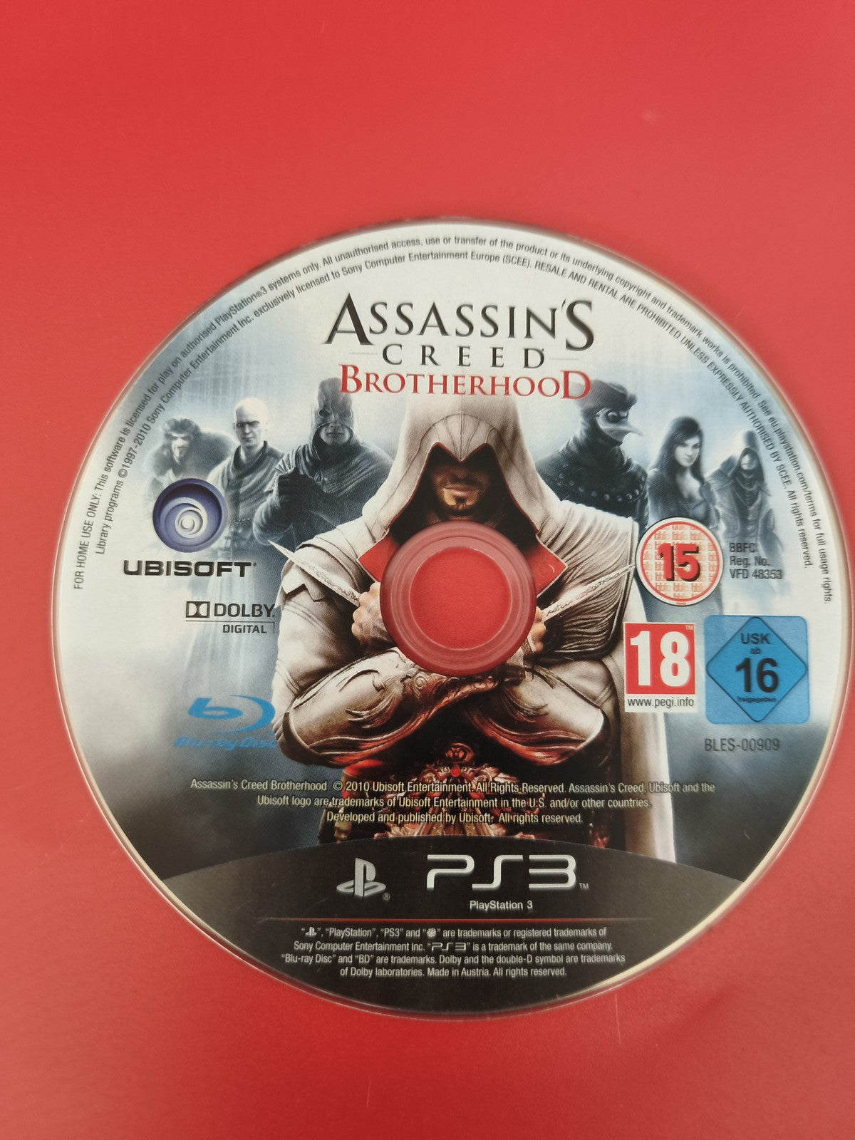 CD jeu PS3 Assassin's Creed disque seul pour console Playstation 3 original