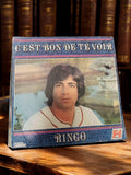 Vinyle 45 tours Ringo C'est bon de te voir vintage chanson française rétro