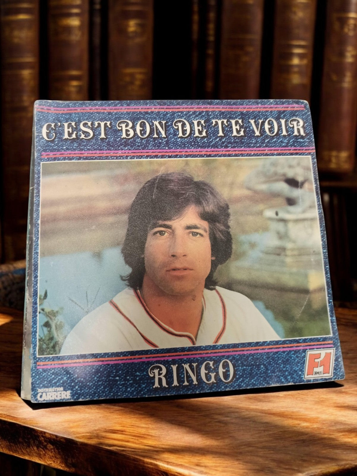 Vinyle 45 tours Ringo C'est bon de te voir vintage chanson française rétro