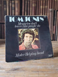 Vinyle 45 tours Tom Jones DECCA Memories Don't Leave rétro pochette d'origine