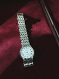 Montre femme Rotary vintage bracelet métal, montre-bracelet rétro Quartz