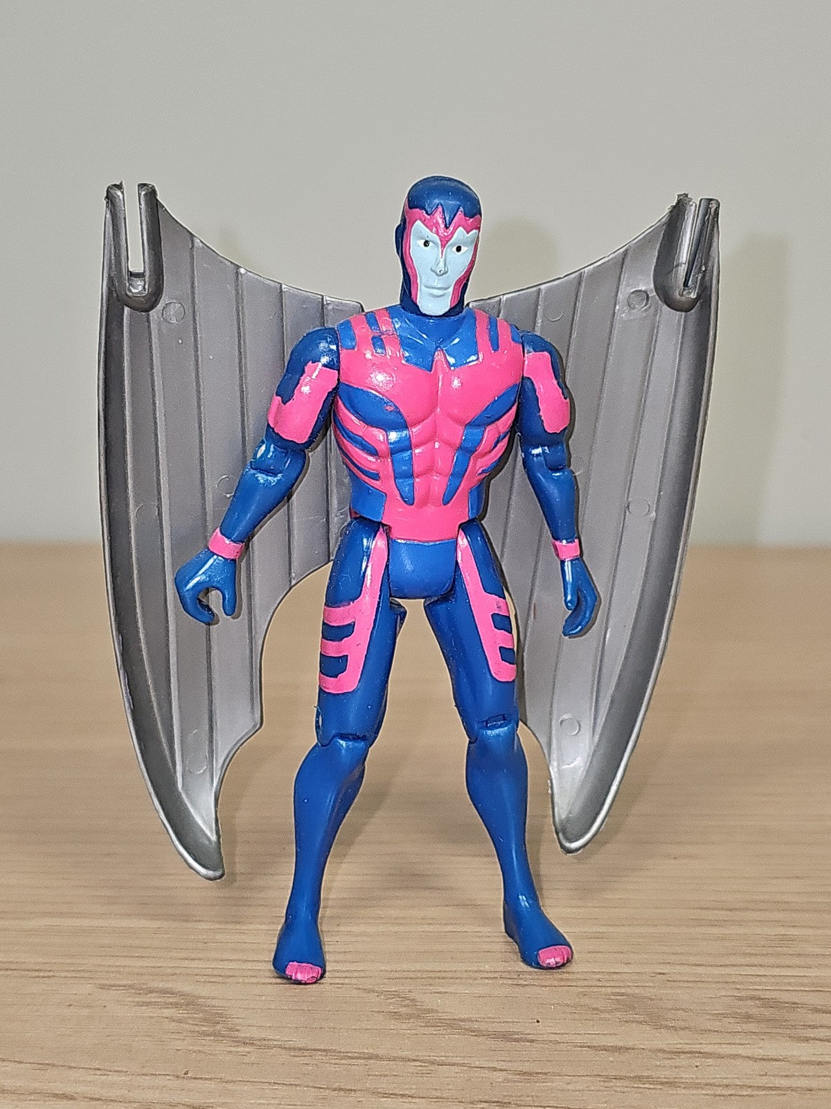 Figurine articulée Marvel X-Men Archangel 4,75" ToyBiz 1991 avec ailes mobiles