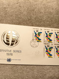FDC ONU 1976 Definitive Series timbres 3c cachet Genève philatélie
