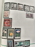Timbres DDR Allemagne Est portraits fleurs cactus thèmes divers philatélie