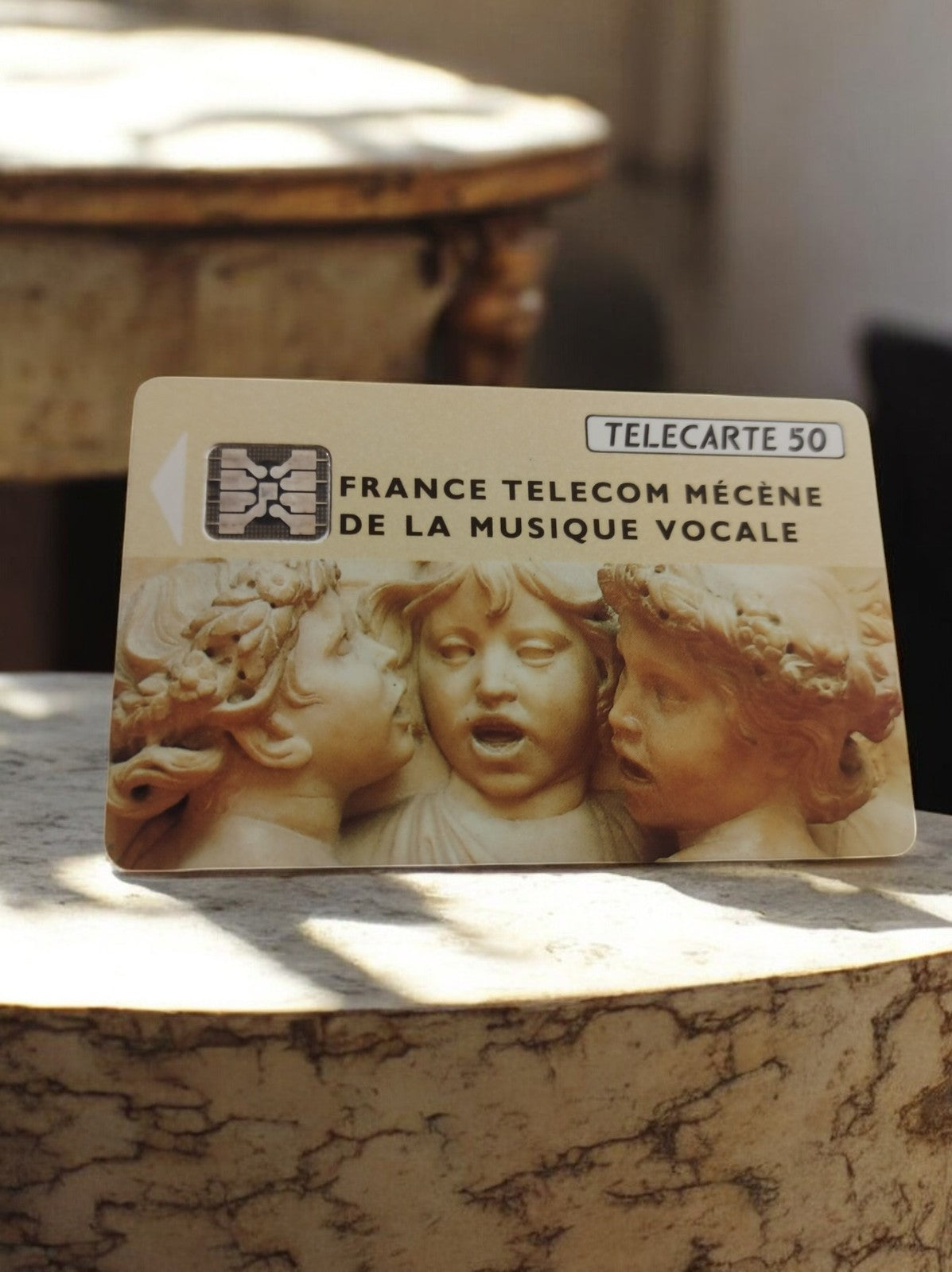 Carte téléphonique France Telecom 50 unités vintage – Mécène Musique Vocale