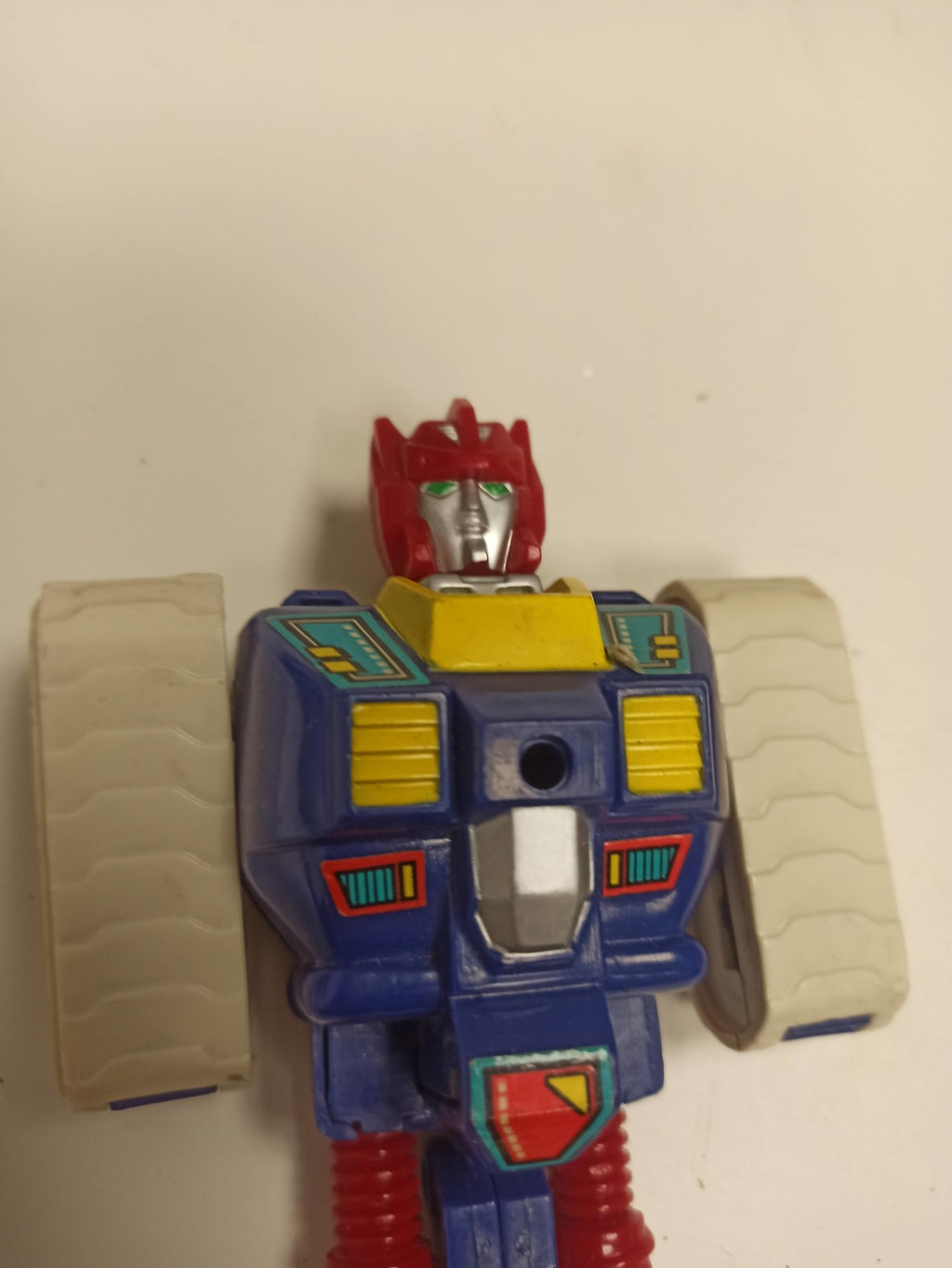 Vintage figurine Power Rangers ancien jouet rétro à restaurer pour pièces collec